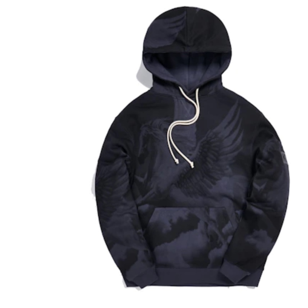 NWOT KITH Pegasus Williams 3 Hoodie Black Size Large. Rare. Like new.